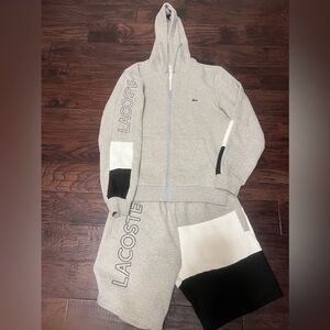 Men’s Lacoste Hoodie and Shorts